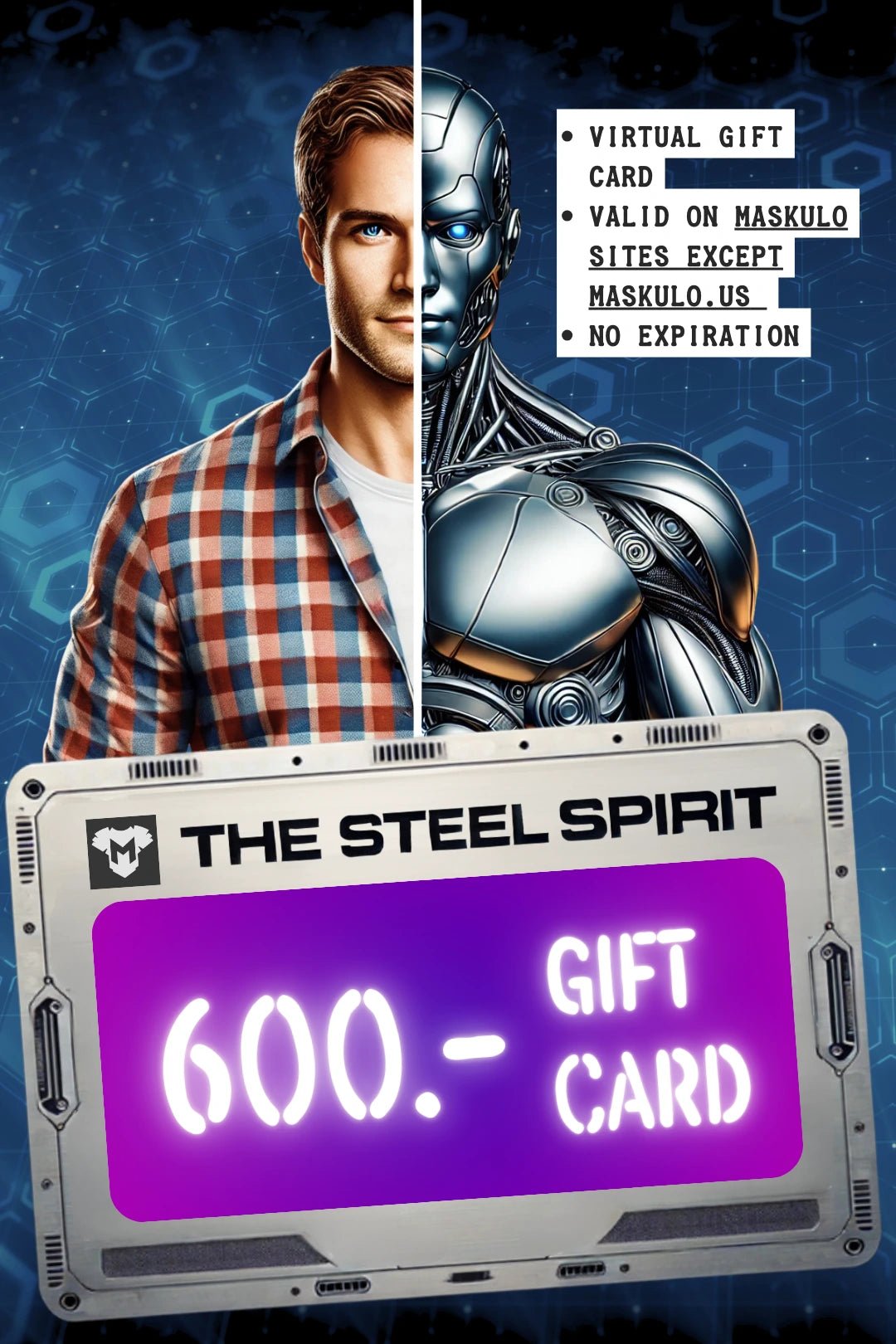 Maskulo Gift Card "The Steel Spirit" - Maskulo - Maskulo Global (EU) Store