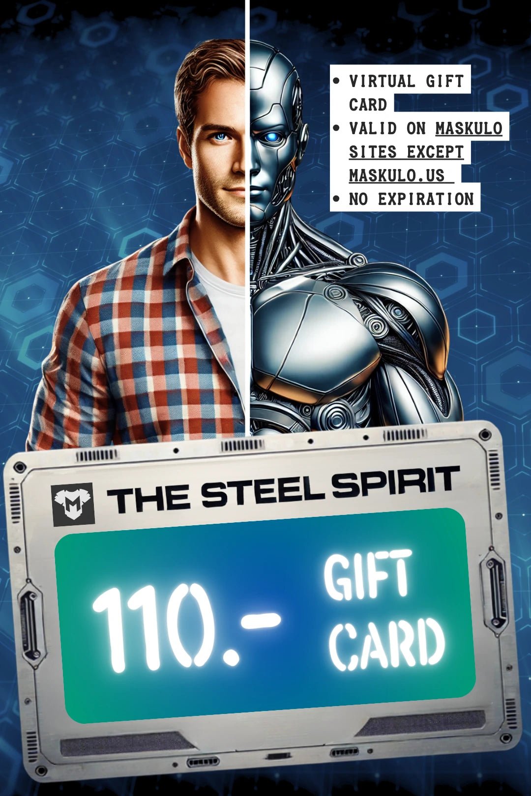 Maskulo Gift Card "The Steel Spirit" - Maskulo - Maskulo Global (EU) Store