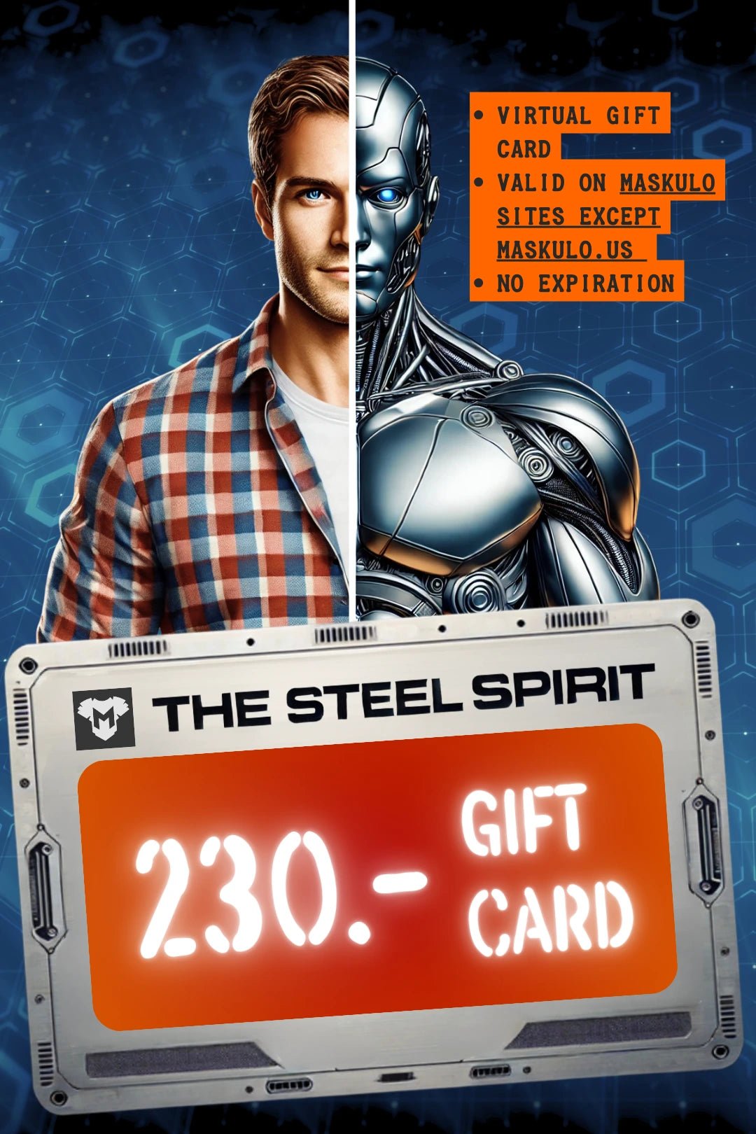 Maskulo Gift Card "The Steel Spirit" - Maskulo - Maskulo Global (EU) Store