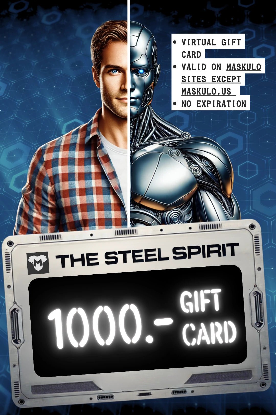Maskulo Gift Card "The Steel Spirit" - Maskulo - Maskulo Global (EU) Store