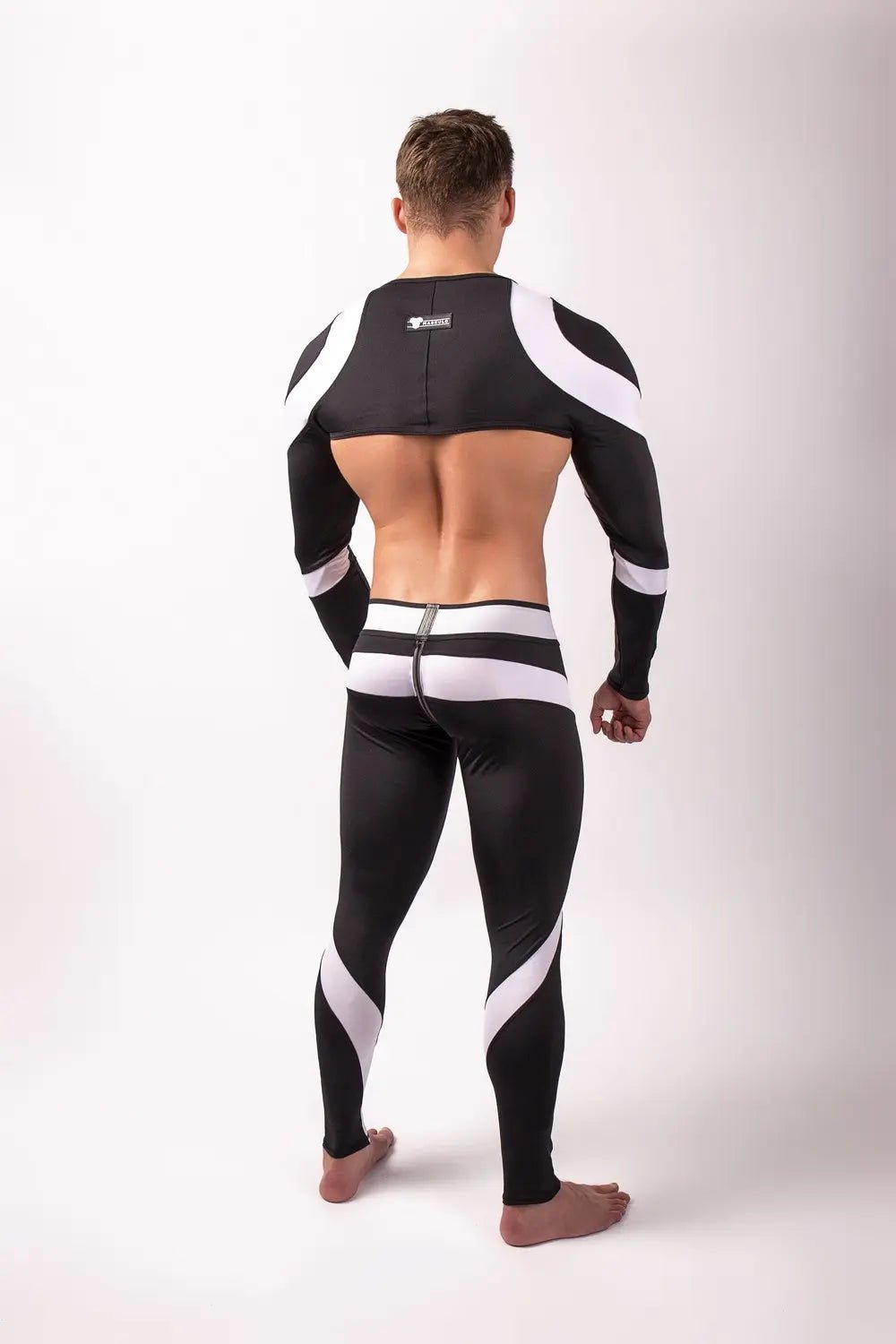 Youngero. Crop Top. Long Sleeves. White - Maskulo - MTP159-Y1 - Maskulo EU Global Online Store