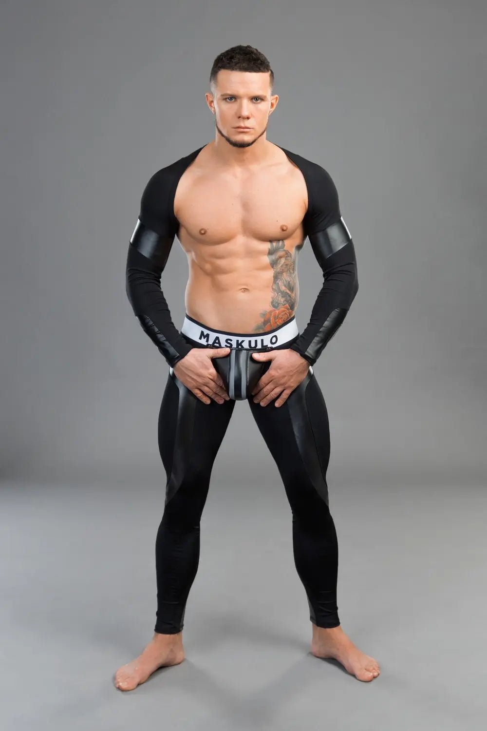 Youngero. Leggings, zippered rear. Codpiece - Maskulo - MLG162-Y1 - Maskulo EU Global Online Store