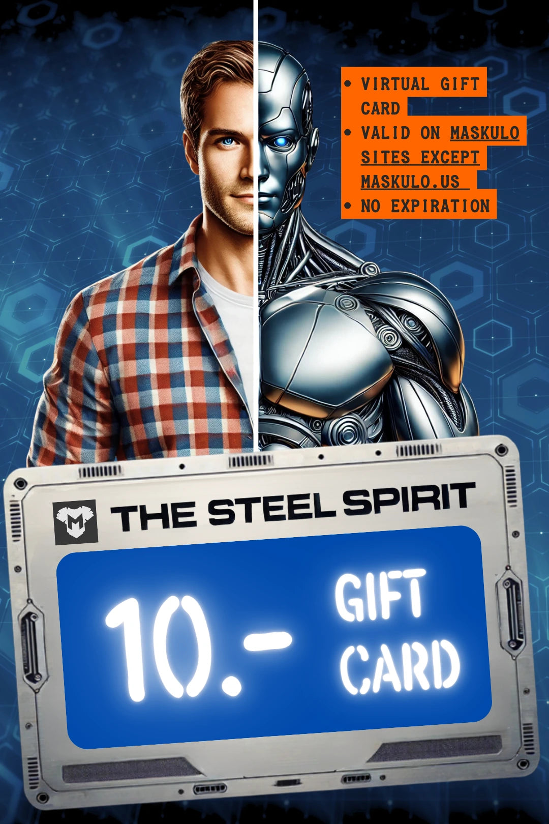 Maskulo Gift Card &quot;The Steel Spirit&quot;