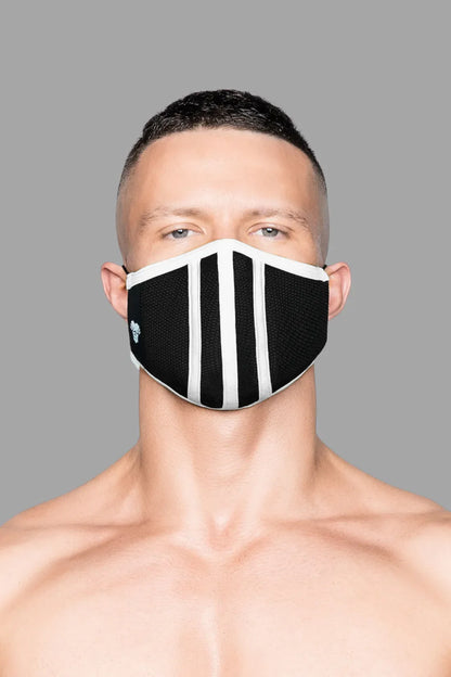 Life 3D Mask. White and Black