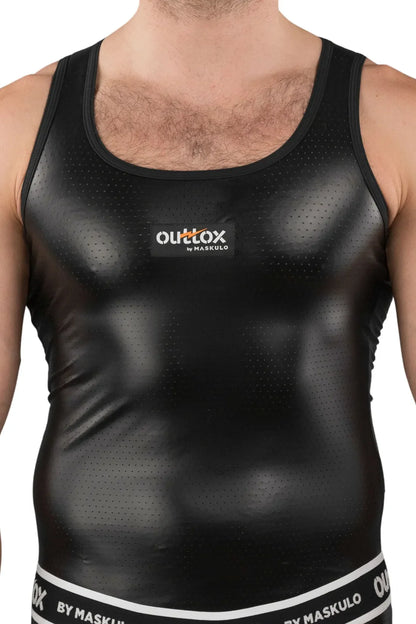 Outtox. Tanktop. Zwart