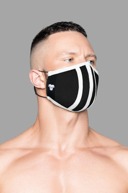 Maskulo de vida 3D. Blanco+Negro