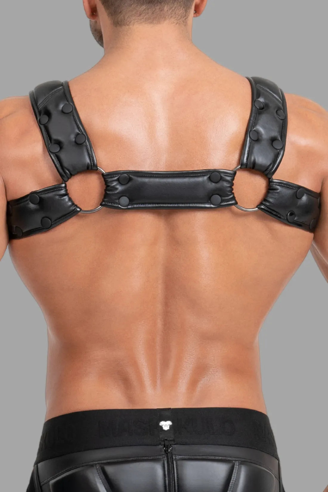 Body Harness mit Push-Up Effekt. Schwarz