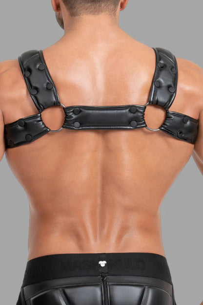 Body Harness mit Push-Up Effekt. Schwarz