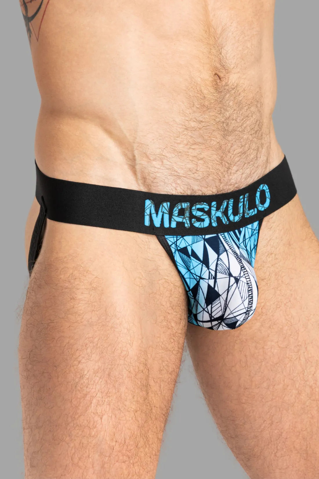 ARMOR Jock mit ART-X Effekt. Schwarz und Blau