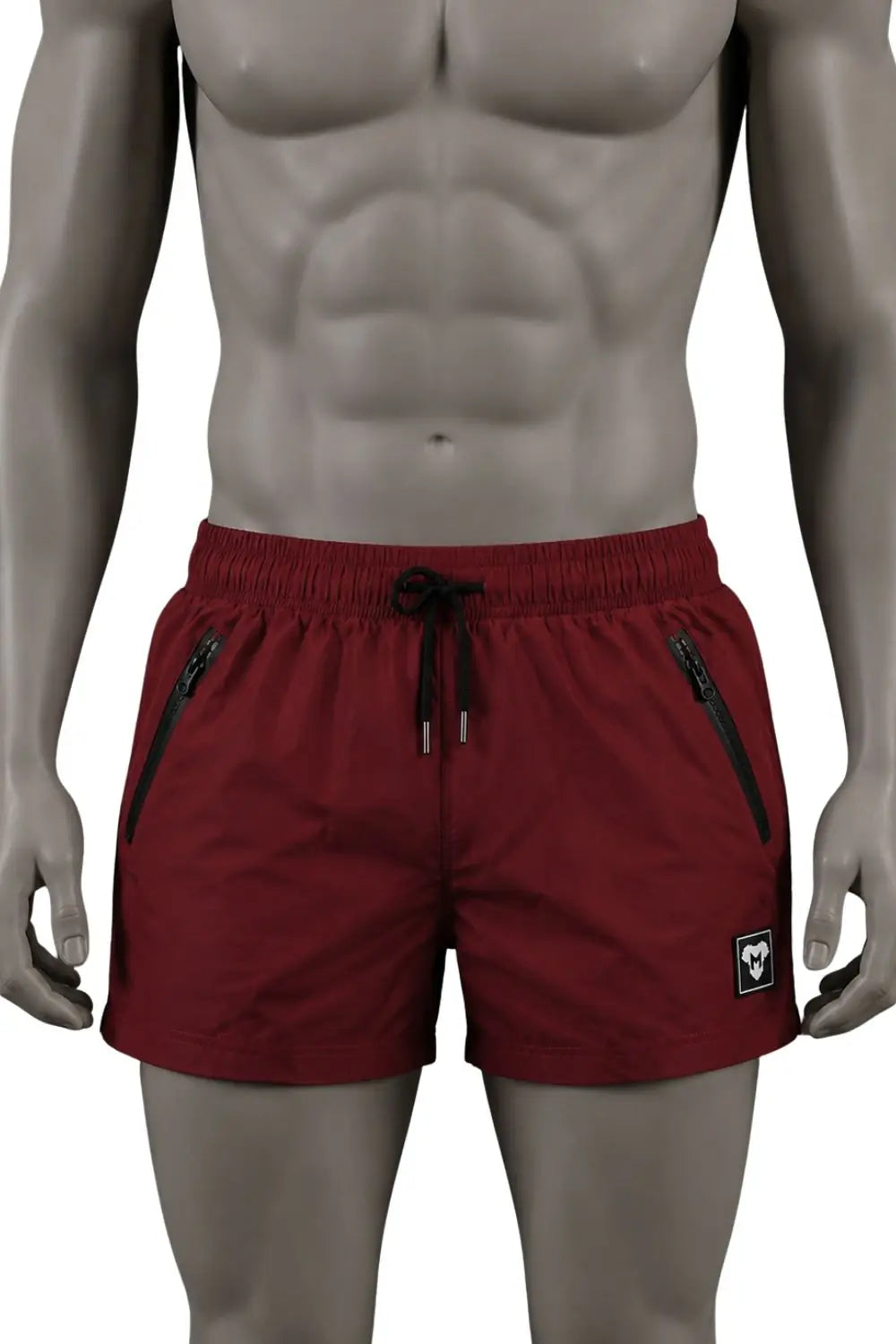 Jedd Synther Shorts. Red Dark