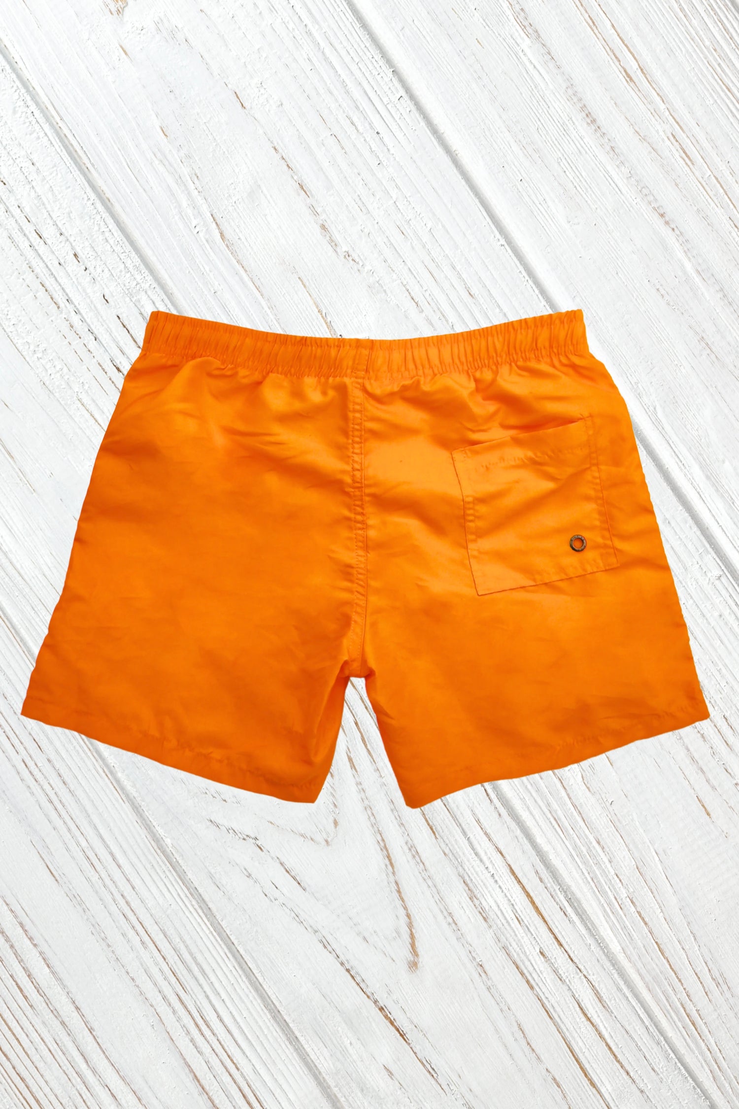 Thorin Cyclone Soft-Touch Nylon Shorts. Orange Neon