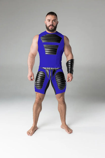 Armored. Tank Top. Front Pads. Blue Royal - Maskulo - MTP138-Y1 - Maskulo EU Global Online Store