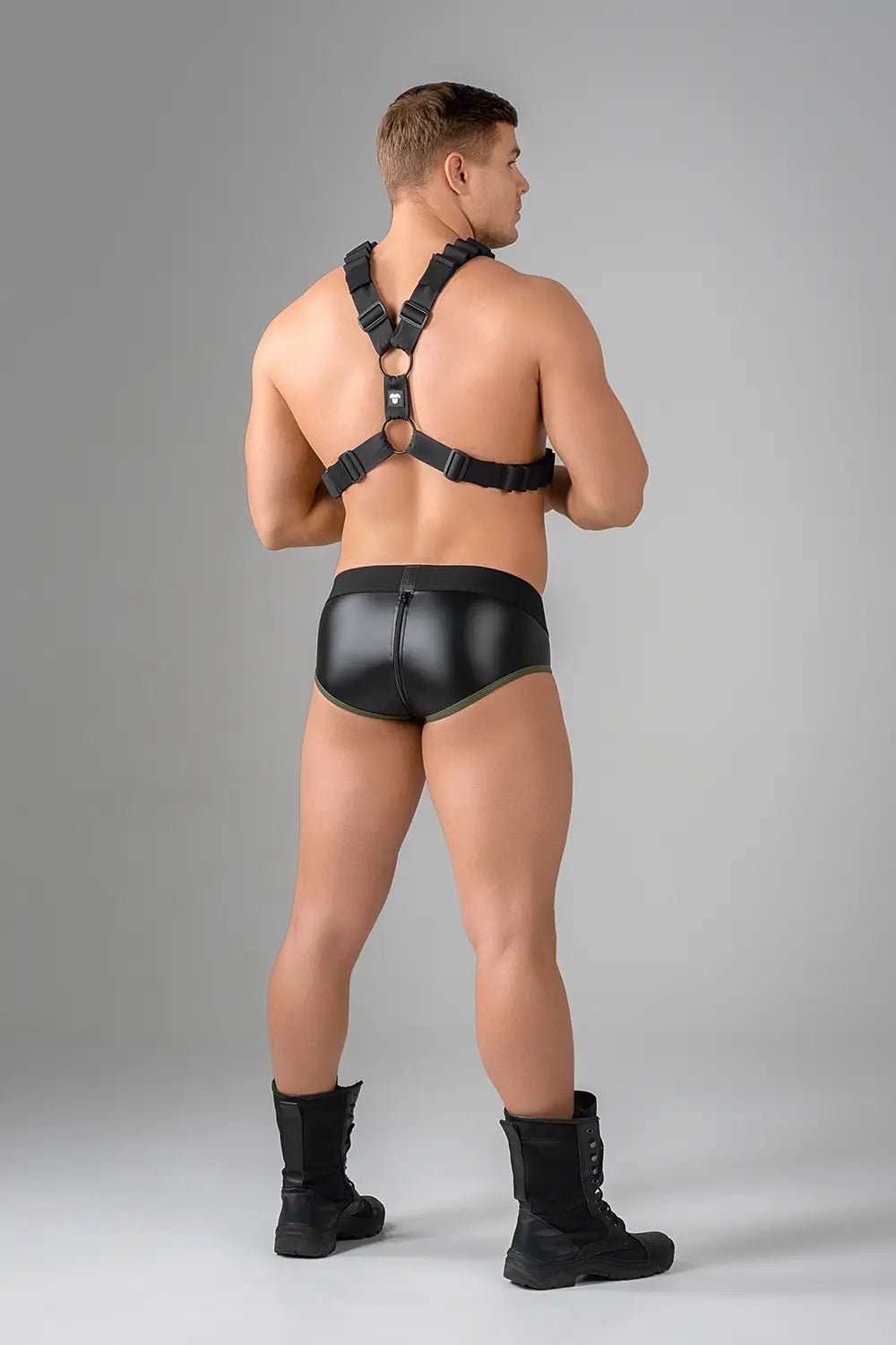 EnForce. Waist - high Codpiece Briefs. Zipped Rear - Maskulo - MBR113-Y1 - Maskulo EU Global Online Store