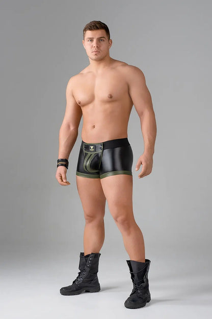 EnForce. Waist - high Codpiece Trunk shorts. Open Rear - Maskulo - MTR146-Y1 - Maskulo EU Global Online Store