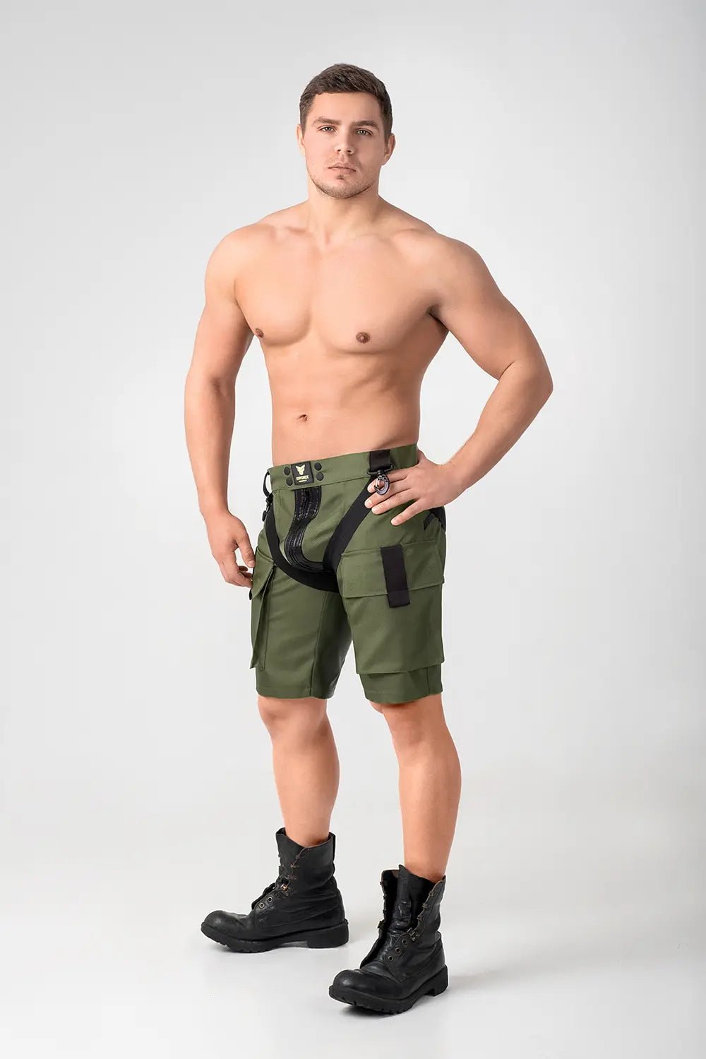 Hawk Enforce Zip Shorts - Maskulo - MSH107-Y1 - Maskulo EU Global Online Store