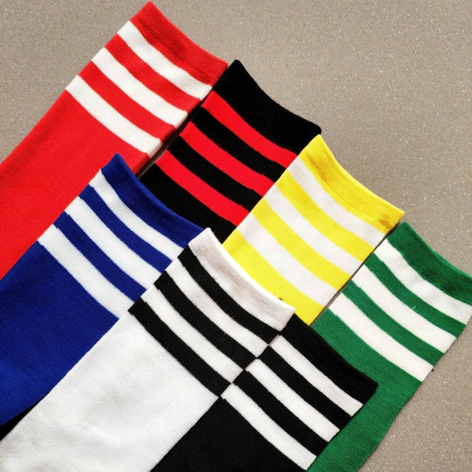 Long Socks. Black + Red Stripes - Maskulo - MSC119-YX - Maskulo EU Global Online Store