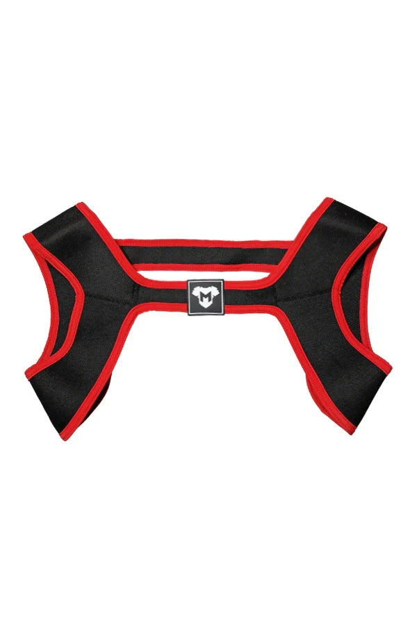 Zale Aquatorr Neoprene Chest Harness. Black + Red