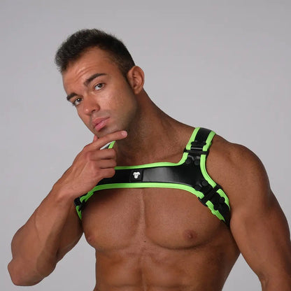 Youngero Generation Y. Bulldog Harness. Neon - Maskulo - MHR158-Y1 - Maskulo EU Global Online Store