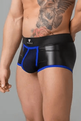 Youngero Trunks. Mesh Codpiece. Open Rear. Blue Royal - Maskulo - MTR119-Y1 - Maskulo EU Global Online Store